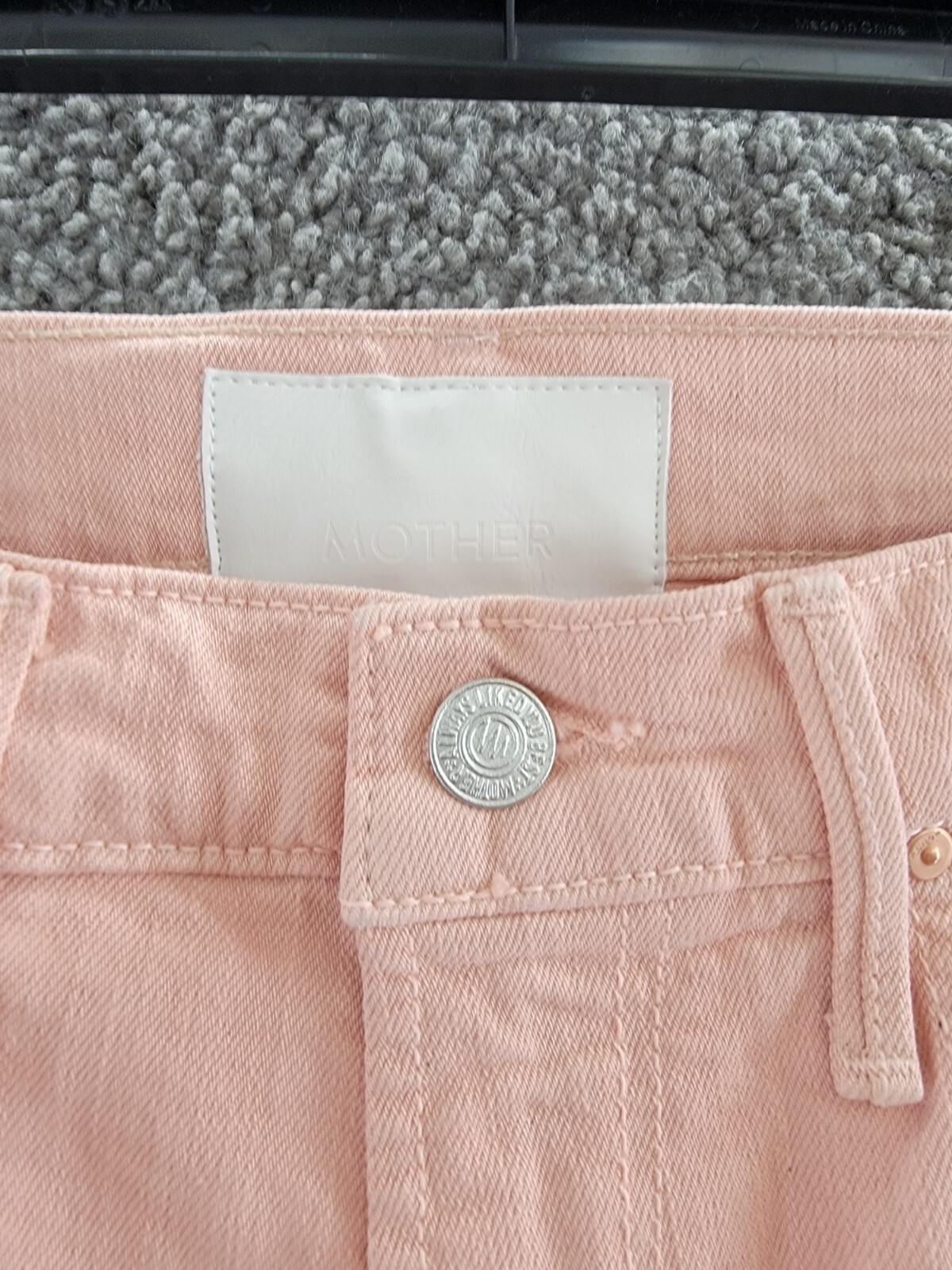 Mother the Insider Hover High Rise Straight Jeans Women's 25