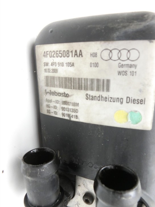 Audi A6 4F C6 08-11 Standheizung Zuheizer Webasto Thermo Top V Diesel Audi A6 4F C6 08-11 10.03.2009 4F0265105L... Vorschau 4