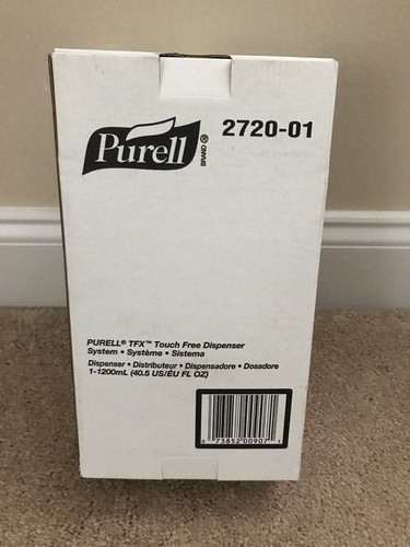 GOJO Purell TFX Touch Free Hand Sanitizer Dispenser Dove Gray 2720-01 NEW