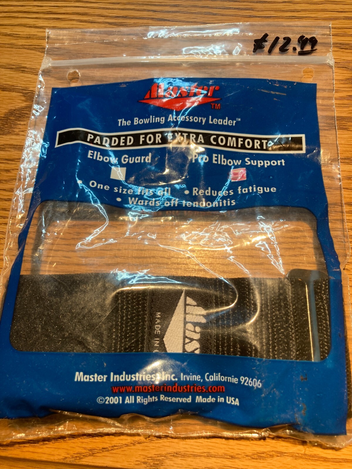 Master Industries Elbow Support - Adjustable Velcro Closure For Pain Relief & Comfort