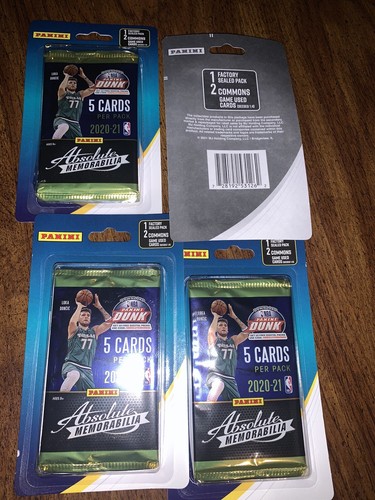 4 Packs Of New/Sealed Panini Absolute Memorabilia 2020-21