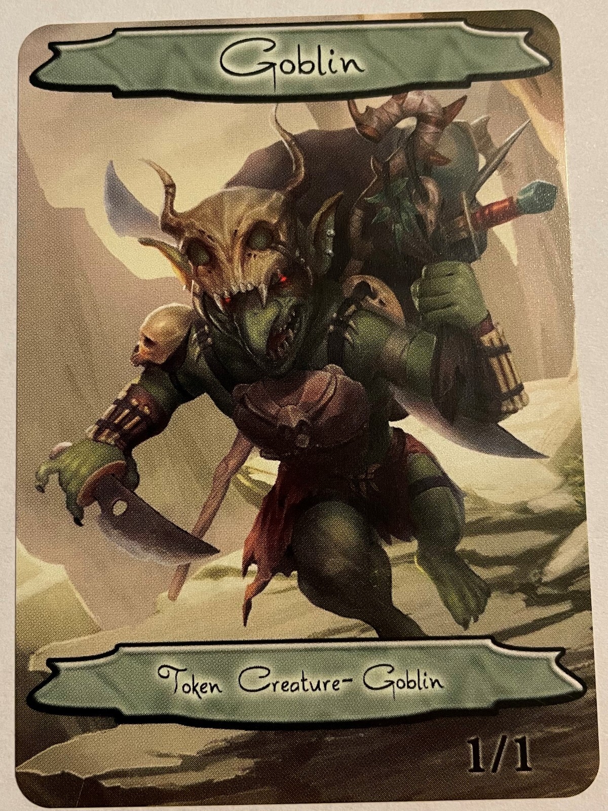 MTG Goblin Token Custom 1/1 | eBay