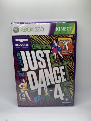 Just Dance 4 - Brand New (Xbox 360, 2012) *Factory Sealed*