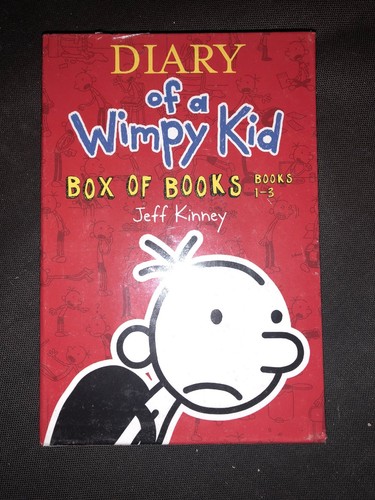 Diary of a Wimpy Kid Box of Books (1-3) by Jeff Kinney