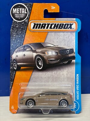 Matchbox 2017 Volvo V60 Wagon 14/125 Brown MBX