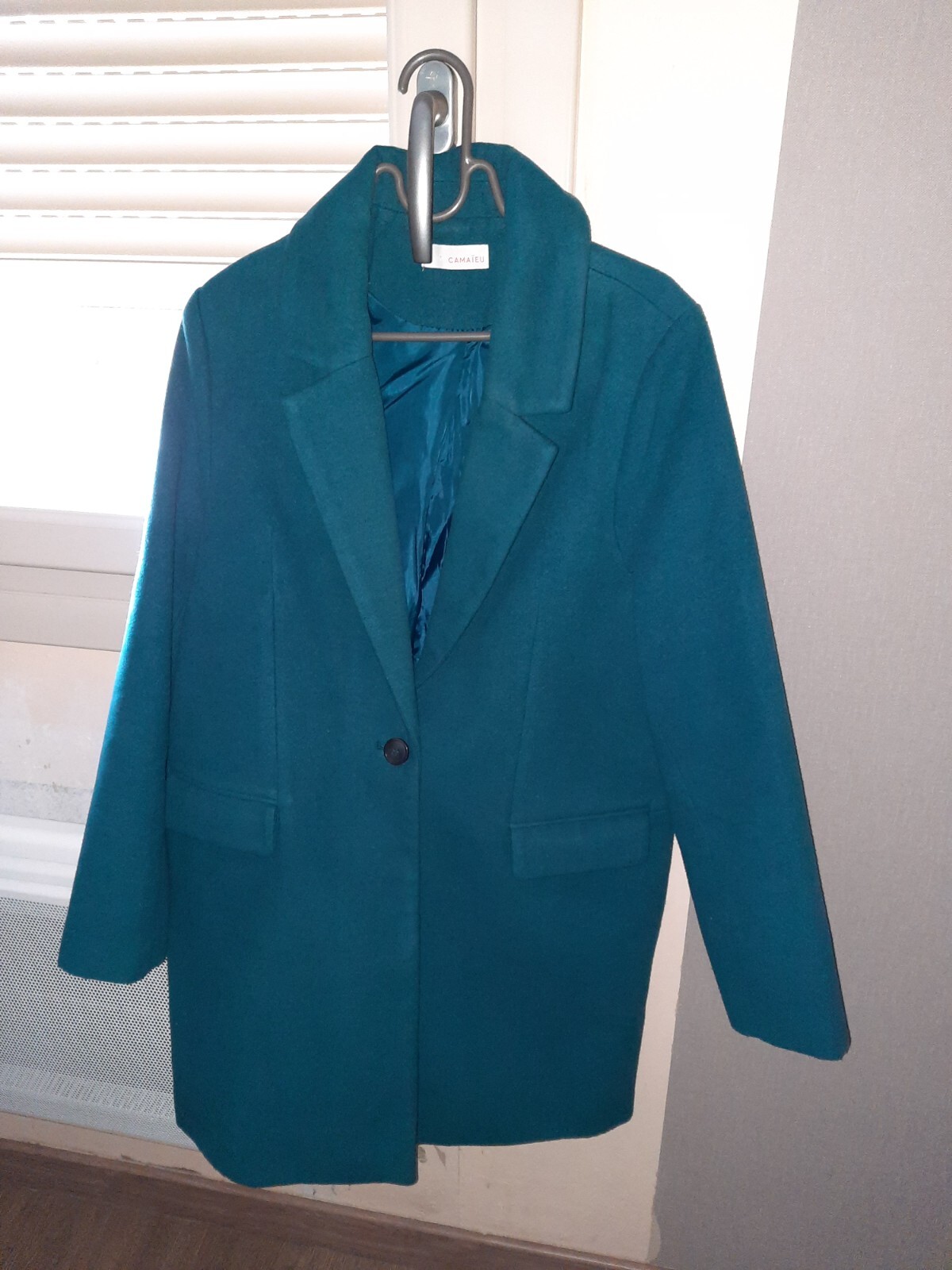 Camaieu manteau bleu best sale