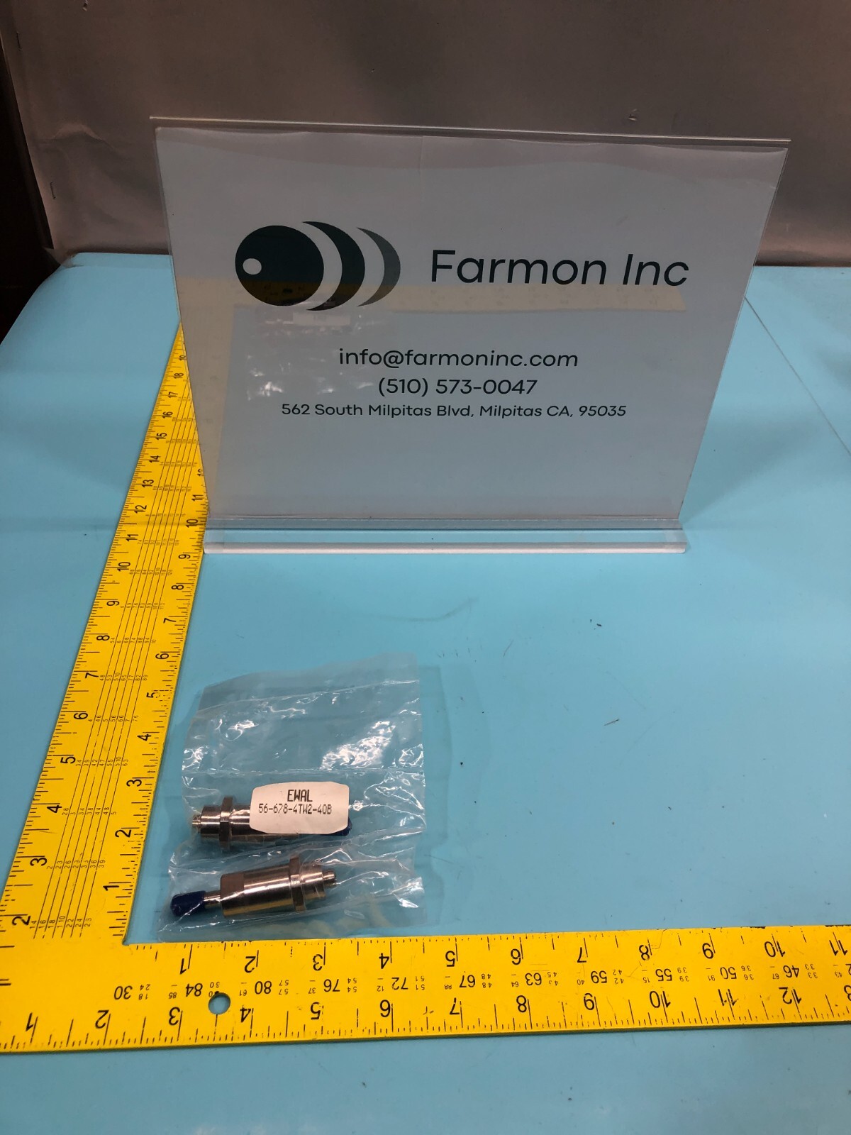 2 PARKER EWAL 56-678-4TW2-40B INLET CONNECTION, 186947