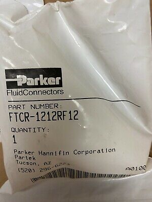 Parker PFA Teflon fitting tee FTCR-1212RF12 