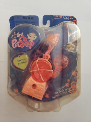 Littlest Pet Shop Teeniest Tiniest HAMSTER WHEEL CAGE Pencil Sharpener CLIP & GO