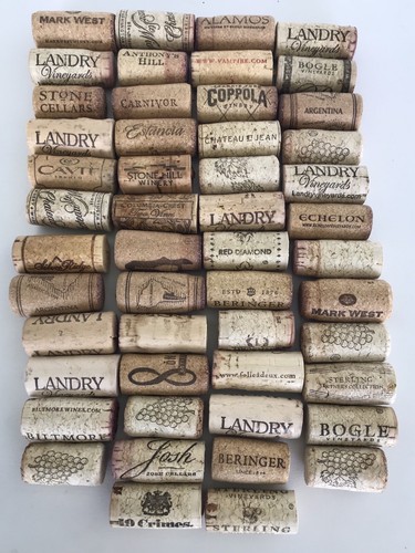 50 used Wine Corks, All real Cork, No Synthetic
