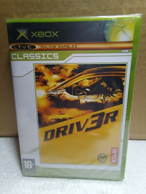 Driv3r aka Driver 3 CLASSICS, XBOX, Factory Sealed, NEW, VGA Ready! RARE