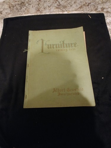 Albert Grosfeld Co. New York Fine FURNITURE orig 1931 Catalog