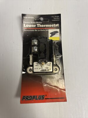 ProPlus Electric Water Heater Lower Thermostat 481550 Single-Throw 120/480VAC 
