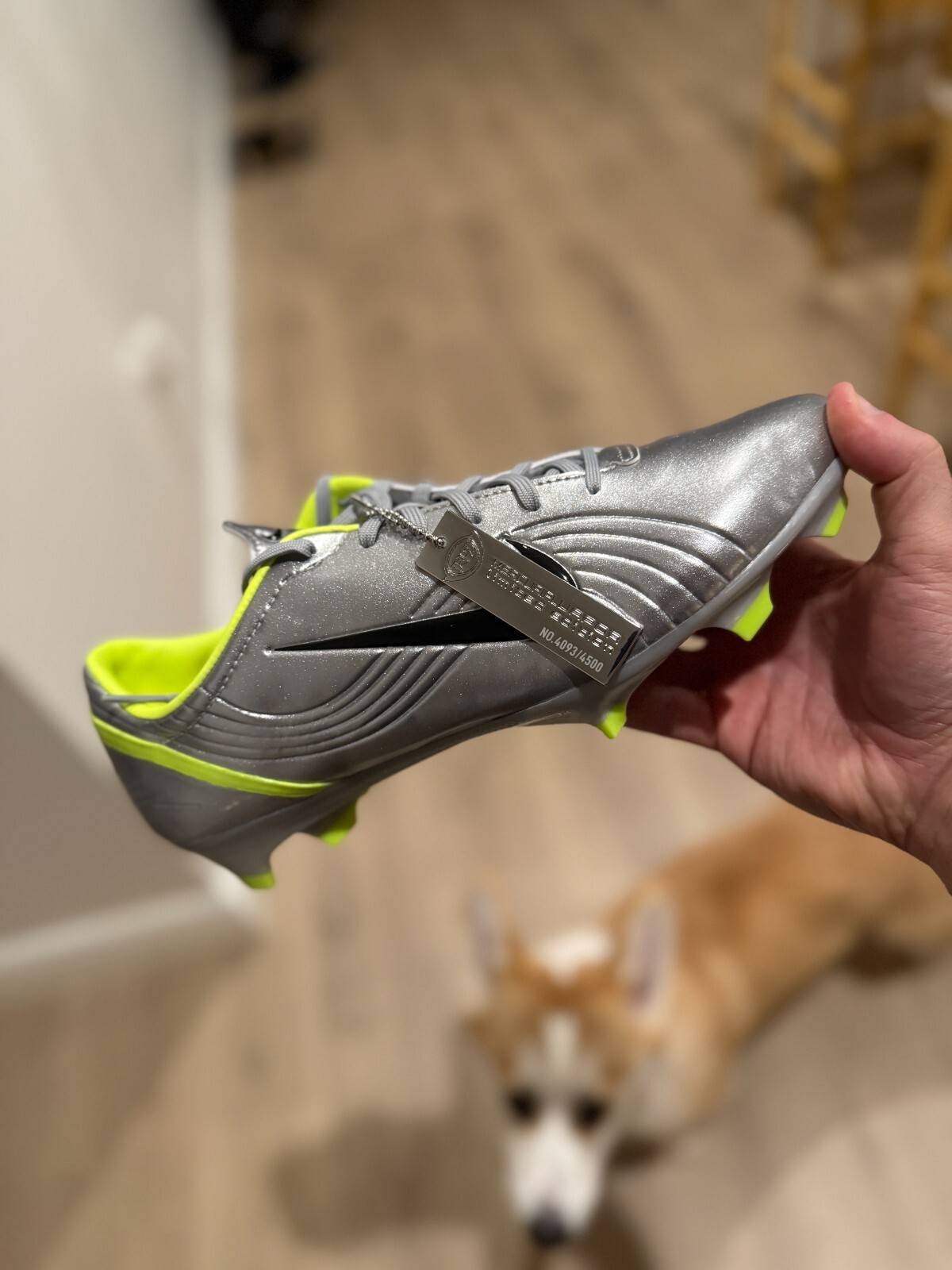 Nike Zoom Mercurial Vapor 1 RGN SE FG Chrome Lime /4500 Nike Zoom Mercurial Vapor 1 RGN SE FG Chrome Lime /4500