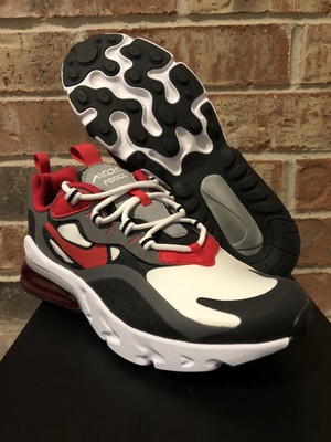 New 6 Nike Air Max 270 React GS University Red Black White Chicago BQ0103-011