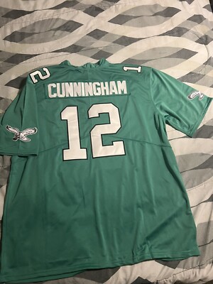 NEW Randall Cunningham #12 Kelly Green Philadelphia Eagles Jersey XXL