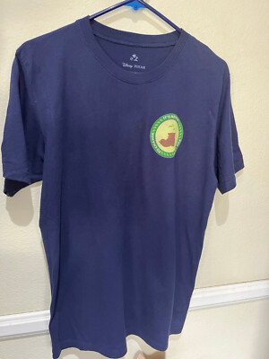 Disney Pixar Wall-E It's Never Too Late to Change Graphic NAVY Tshirt  - Men's L