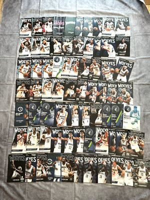 Minnesota Timberwolves SGA 72 Different Program Lot Wiggins Towns Garnett