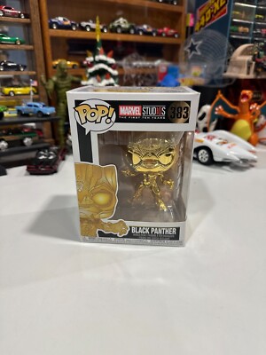 Funko Pop! Marvel Studio's Black Panther 10th Anniversary Chrome Edition...