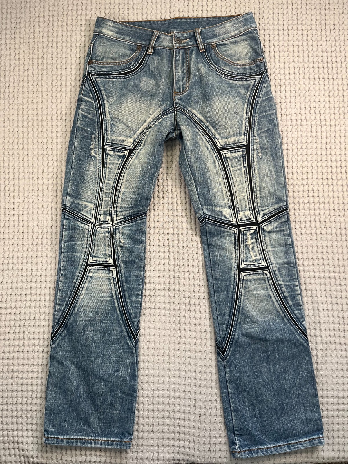 DY 7981 Jeans Mens 32 Blue Biker Grunge Skater Streetwear DY 7981 Jeans Mens 32 Blue Biker Grunge Skater Streetwear