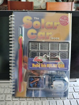 The Solar Car Book A Complete Build-It-Yourself Kit Just Add Sun by KLUTZ NEW 