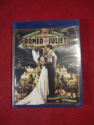 William Shakespeare's Romeo + Juliet (Blu-ray Disc, 1996, New)