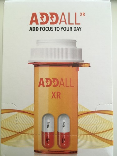Addall XR 750mg Brain Booster Capsules For Focus And Memory 2-Pack (B580) Addall XR 750mg Brain Booster Capsules For Focus And Memory 2-Pack (B580)