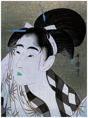 Decor Poster.Interior design.Room art.Japan woodcut.Oriental asian.7249