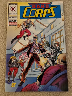 THE HARD CORPS #12 VALIANT COMICS 1993 BAGGED AND BOARDED VF or better