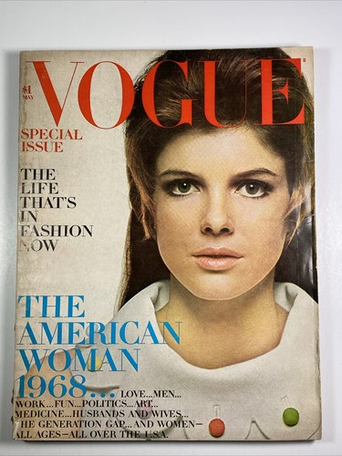 VOGUE Magazine May 1968 Fashion Katherine Ross-full magazine