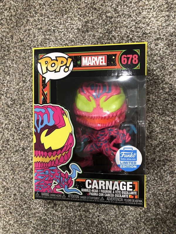 Carnage Funko Pop! Vinyl Checklist - Find All The Funko Figurines with this Database of All