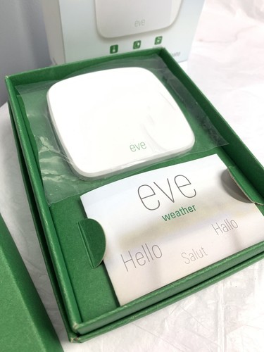 Elgato Eve Weather (works w/ Apple Home Kit) Wireless Outdoor Sensor NEW / OPEN