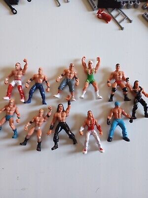 30 Piece Mini Wrestling Playset with Action Figures