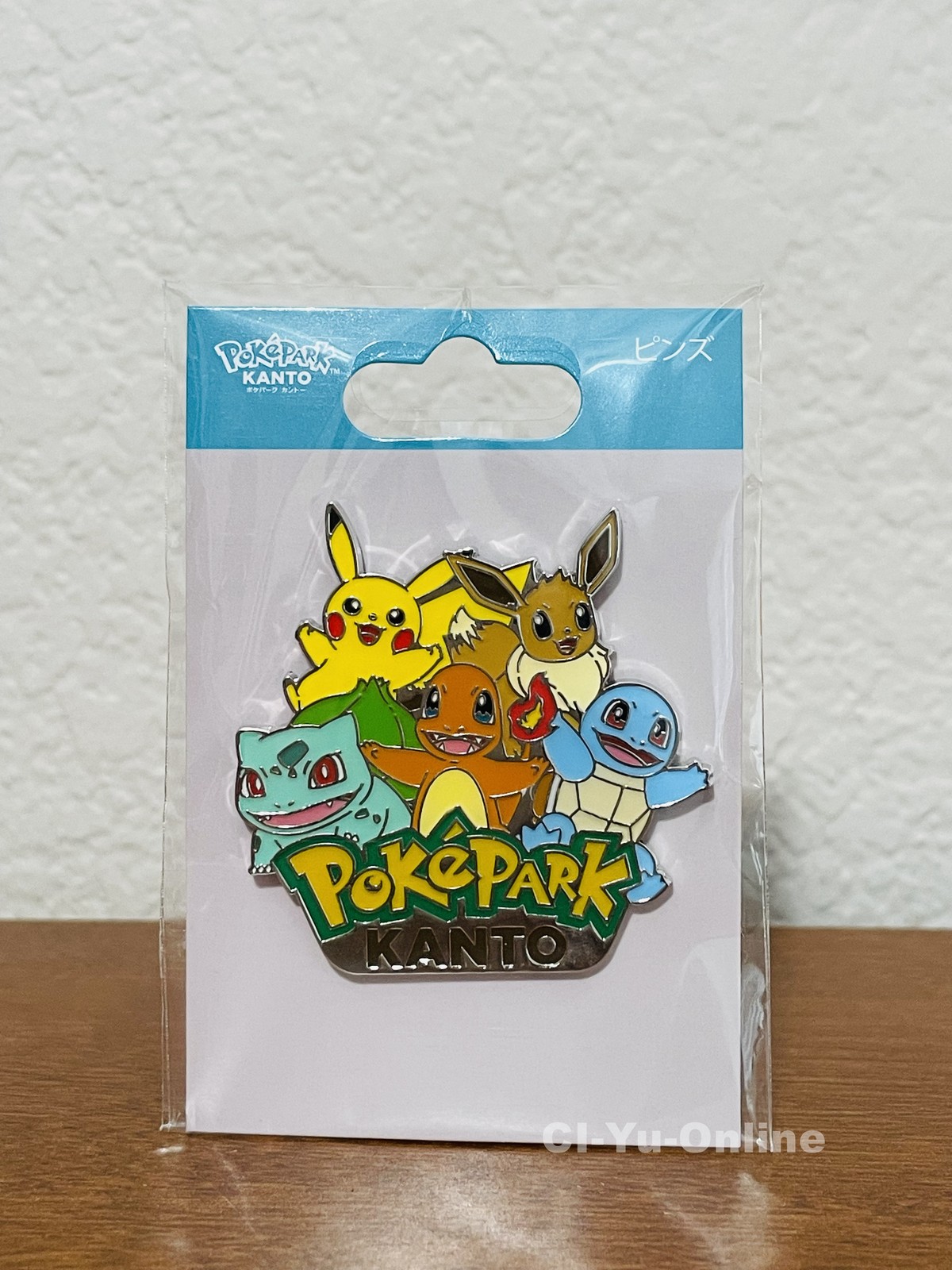 Pokemon PokePark Kanto Pin Pikachu Eevee Bulbasaur Charmander