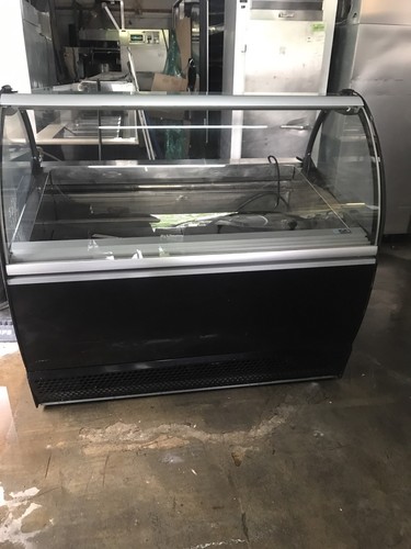 ISA Millenium Gelato display case for 18 flavors