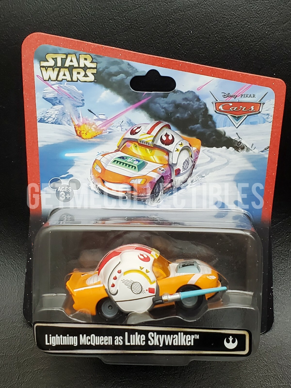 ミニカー Luke DISNEY PIXAR CARS STAR WARS LIGHTNING MCQUEEN AS LUKE