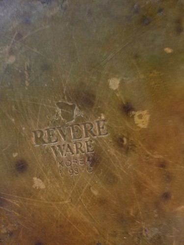 Vintage Revere Ware Stainless Copper Bottom Whistling Teapot 98-C Tea Pot Kettle