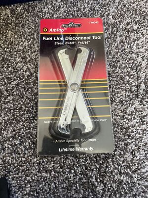 AmPro Fuel Line Disconnect Tool  E= 3/8'' F = 5/16''  T70045 - NEW