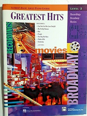 Alfred's Basic Adult Piano Course  ''Greatest Hits '', Level Two
