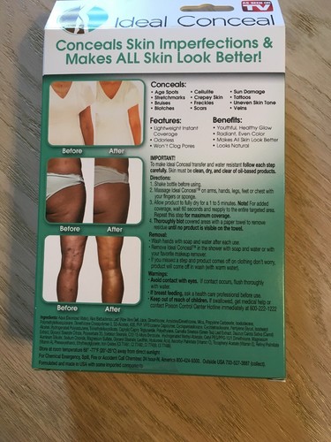 Ideal Conceal Instant Body Makeup Cream Enhancer Light Medium Natural NIB