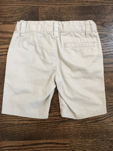 Tommy Hilfiger Little Boys Khaki Tan Cotton Shorts Size 4