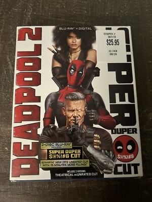 Deadpool 2 Super Duper Cut Blu-ray + Book - Slipcover