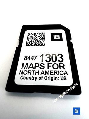 GENUINE 2020 Cadillac XT6 Buick Enclave Navigation Card OEM 84471303