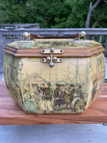 ★Archivepke★ Oval card bag(Vintage wood) Archivepke Oval Card Bag