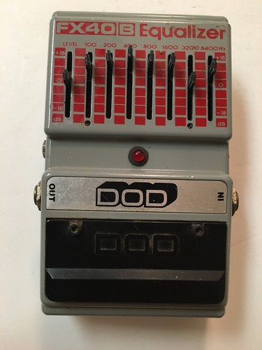 dod digitech fx40 graphic equalizer 7-band eq rare vintage
