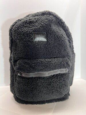 Women s Eddie Bauer Ashford Black Sherpa Backpack 18L 17  Padded Shoulder/New