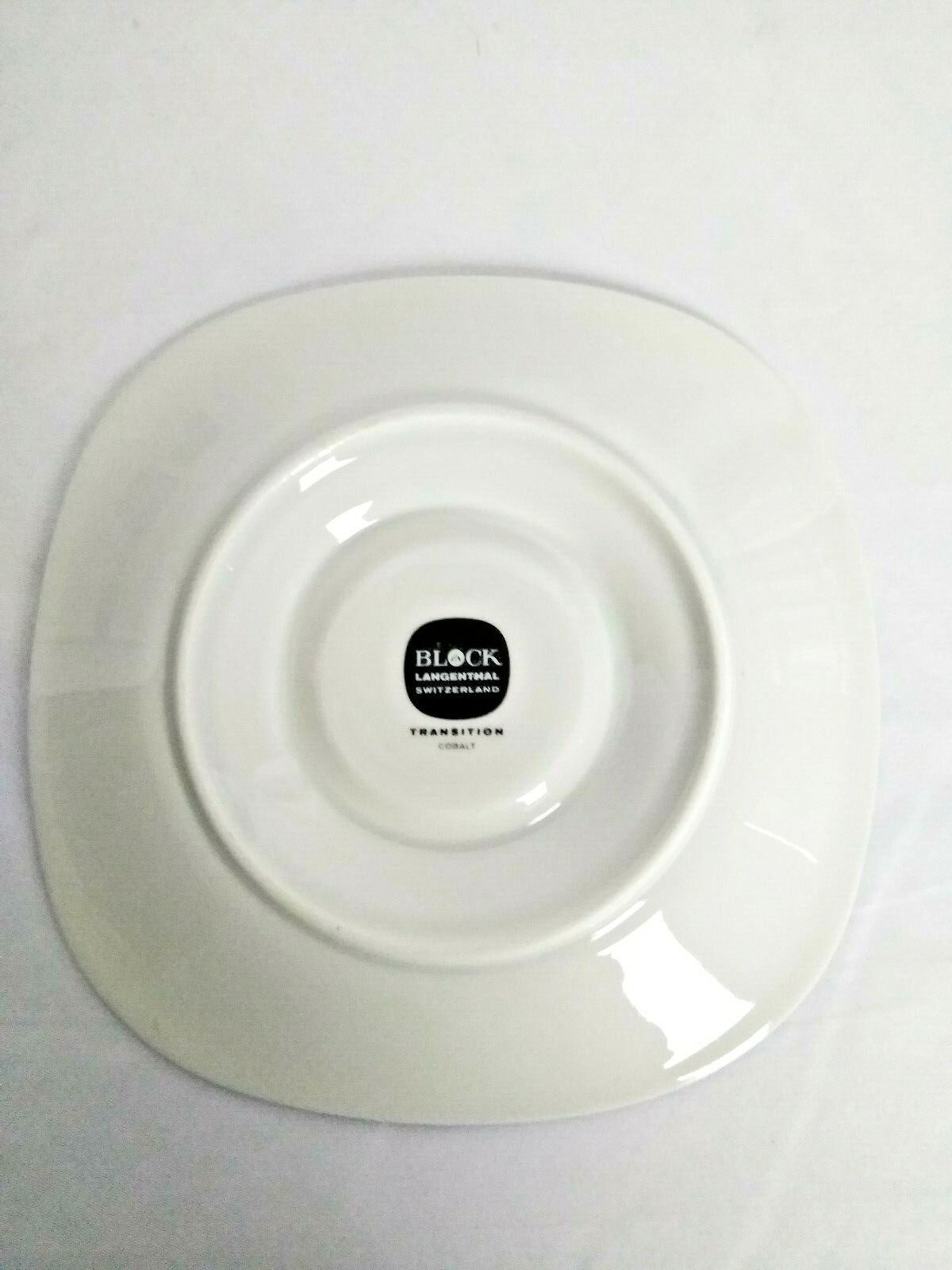 BLOCK Langental Switzerland Transition Cobalt Blue Saucer Only