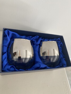 Moser silver style glassware 4x4 