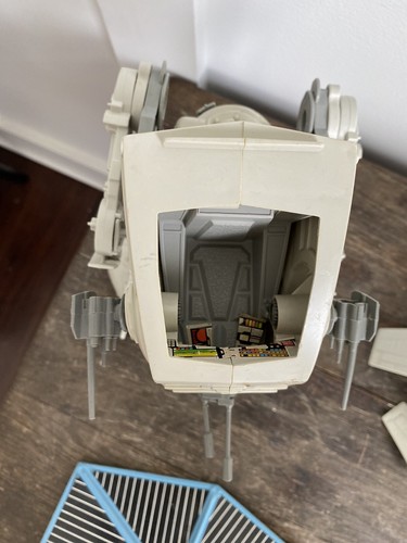 Vintage Star Wars Kenner Vehicle Parts Repair Lot: AT-ST Tie Fighter Speed Racer