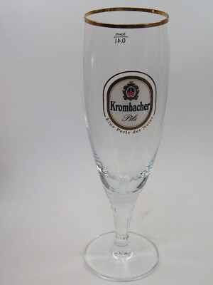 Beer Stem 0.4l Sahm Pils Glass ~ KROMBACHER Pils ~ Kreuztal-Krombach, GERMANY